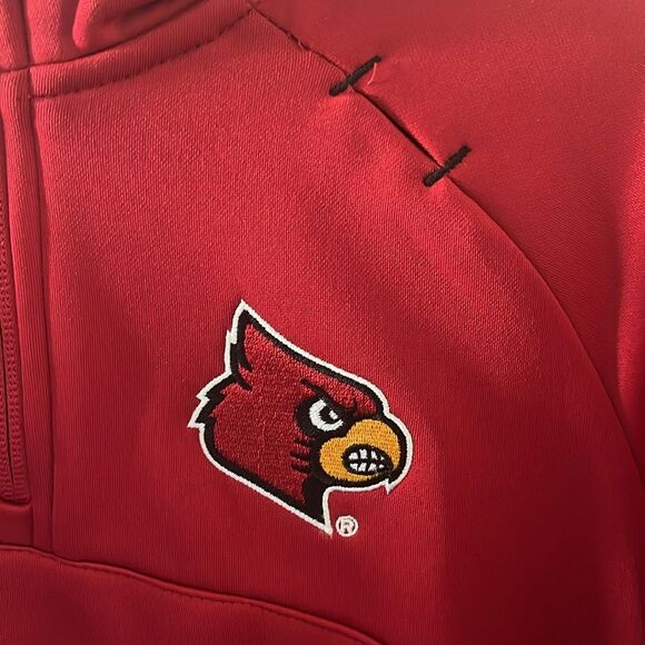 Gen2 Louisville Cardinals NCAA Extreme Team Logo 1/4 Zip Jacket Girls Size XL - Picture 3 of 5